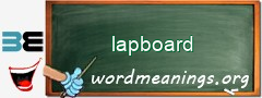 WordMeaning blackboard for lapboard